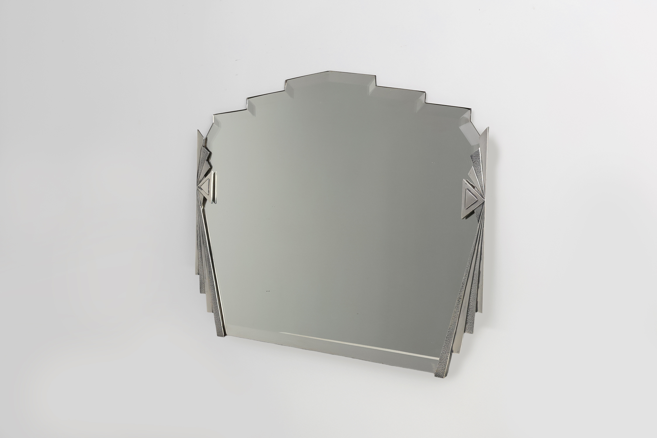 Art Deco Wall Mirror with Emiel Matthijssens Label, Belgium ca. 1920thumbnail